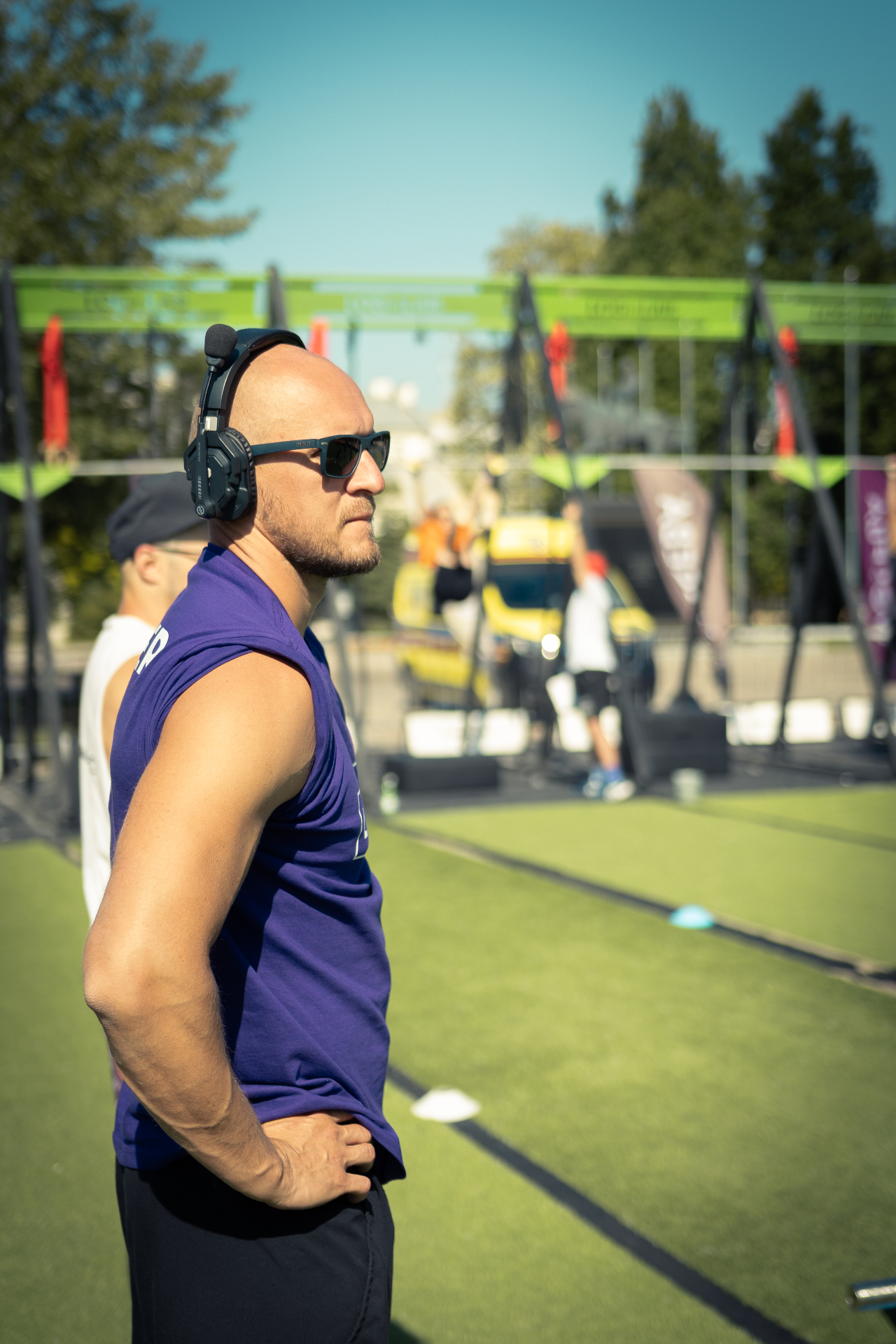 Mateusz Iwanowski — trener personalny FITMADE Poznań na zawodach CrossFit LOGinLAB